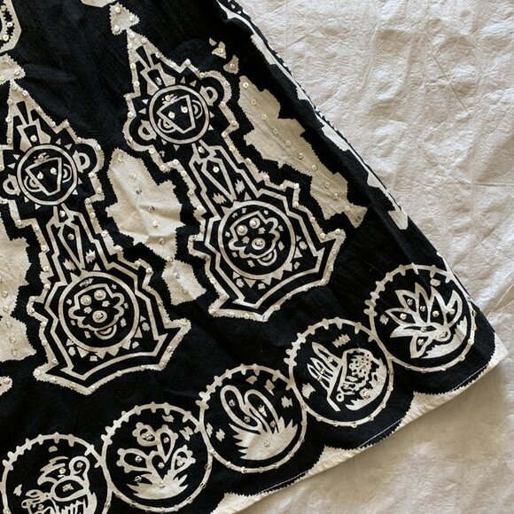 Vintage Gunit Fashions New York Women's Skirt with Sequins - Size Small S - Picture 5 of 16